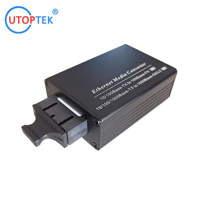10 100 1000m Single Mode 20km Fiber Optic Mini Media Converter