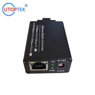 10 100 1000m Single Mode 20km Fiber Optic Mini Media Converter