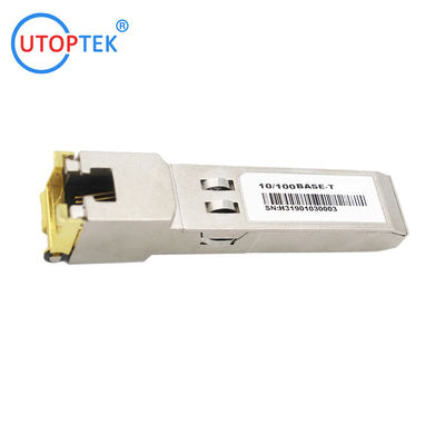10/100Base-T Electrical SFP RJ45 Copper SFP module cisco Huawei juniper Nokia Compatible