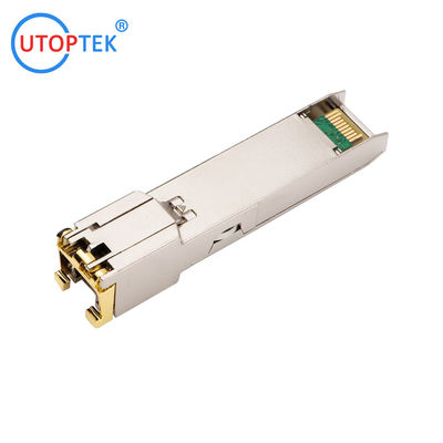10/100Base-T Electrical SFP RJ45 Copper SFP module cisco Huawei juniper Nokia Compatible