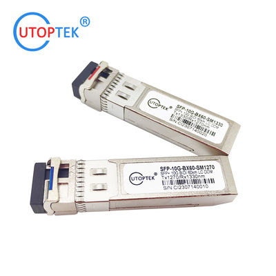 Cisco Compatible 10Gb/s SFP+ WDM Bidi LC 60km 1330/1270nm SM Single LC optical transceiver module