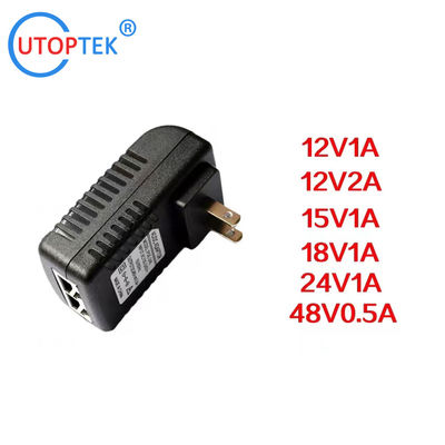 High Quality 12V/1A AC/DC POE Power adapter US/EU/UK/AU available power for CCTV IP Camera/Wireless APs