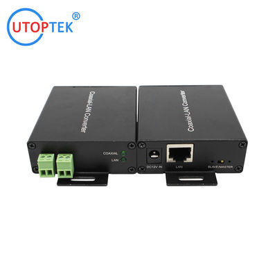 UT-1E2W-S/M Coaxial-LAN Converter EOC Converter IP over 2wire coaxial/twisted pair extender for CCTV IP camera