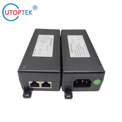 10/100/1000/2500Mbps 60W Gigabit 2.5G Standard POE Injector 802.3af/at/bt PoE data & power:100meters for Cameras wireless AP