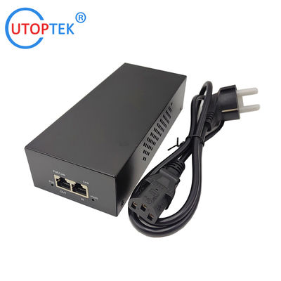 10/100/1000/2500Mbps 90W Gigabit 2.5G Standard POE Injector 802.3af/at/bt PoE data & power:100meters for Cameras wireless AP