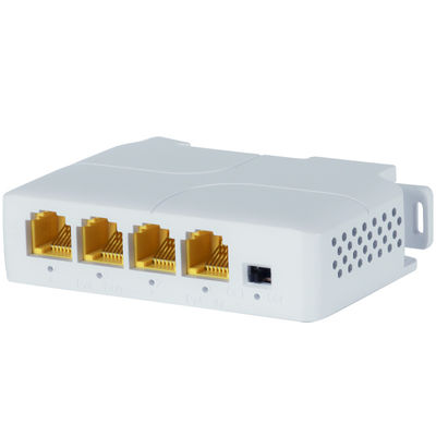 DIN Rail POE Repeater Extender 1In 3Out 100m POE Input:44~57V/30W, POE Output 25W IEEE802.3AF/AT
