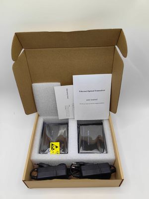 10/100/1000Mbps SM Bidi 20km 1310/1490nm Fast Ethernet Fiber media converter for CCTV Network using