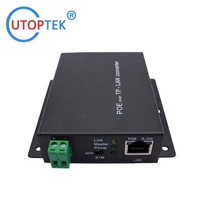 UT-1EP2W-S/M POE POC EOC IP Ethernet over 2wire extender Converter 500meters for outdoor/indoor/elevator IP camera